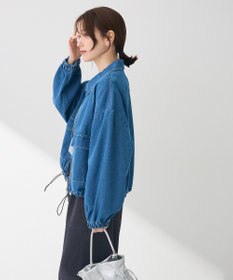 Green Parks ・ＥＬＥＮＣＡＲＥ　ＤＵＥ　デニムステンカラーブルゾ