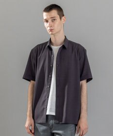JOSEPH HOMME 【新柄】テクノボイルストレッチ レギュラーカラー半袖シャツ