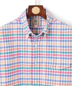 J.PRESS MEN コットンオックス マルチチェック シャツ / ボタンダウン