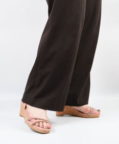 BONTRE 【pied du lapan/ピエドラパン】ビジューベルトウエッジサンダル/50756ZI