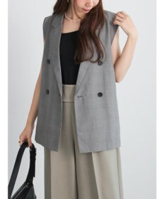 Te chichi サイドオープンライトジレ