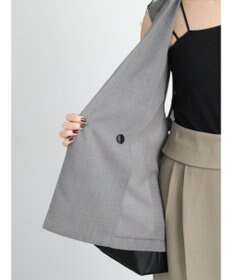 Te chichi サイドオープンライトジレ