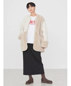 AMERICAN HOLIC キルポカボアＭｉｘキルティングコート