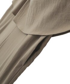 YECCA VECCA ドライタッチペプラムサロペット