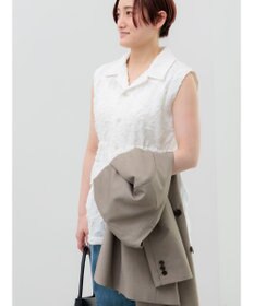 Te chichi カットジャガードジレ