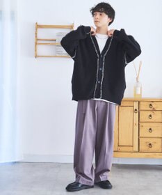 WEGO ハンドステッチカーディガン