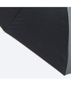 MOONBAT 晴雨兼用日傘 長傘 無地×シングルピコ刺繍／遮光 遮熱 UV