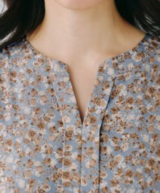 Tiaclasse 【洗える】キャンディースリーブ花柄ワンピース