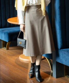 ANY SIS L ビューティサーモ2WAYストレッチ フレアスカート