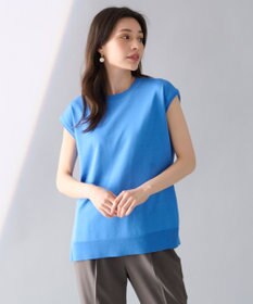 ANY 【洗濯機可】フレンチスリーブニットプルオーバー