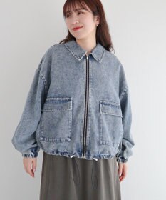 Green Parks ・ＥＬＥＮＣＡＲＥ　ＤＵＥ　デニムステンカラーブルゾ