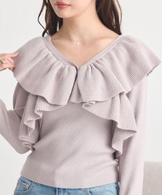 earth music&ecology 【SET ITEM】ラッフルニットボレロアンサンブル