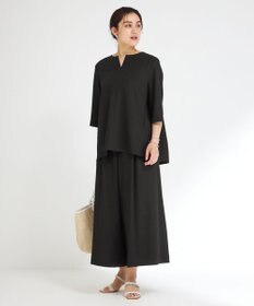 23区 L 【Lサイズ限定/洗える】ハイストレッチツイル ブラウス