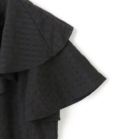 UNFILO ライトシアー ラッフルブラウス