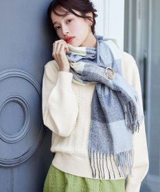 Tiaclasse 【洗える】ウェーブ編みニットプルオーバー