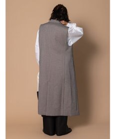 Te chichi 【泉 里香さん着用・Oggi.jp10/23掲載】ツイードロングジレ（セットアップ可）