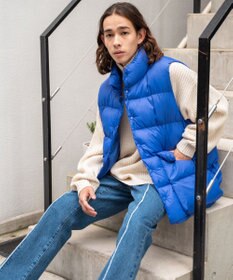 WEGO カラーナイロンパテッドベスト