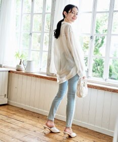 WEGO 【シワになりにくい/手洗い可】シアーBIGシャツ