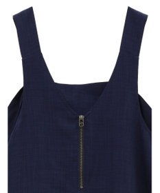 CRAFT STANDARD BOUTIQUE 前後2WAY麻調パネルワンピース