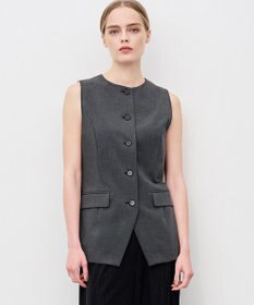 uncrave TRツイル ジレブラウス