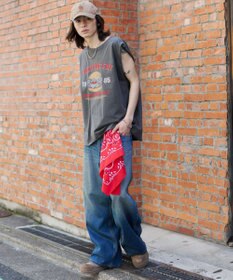 WEGO 【ユニセックス着用ITEM/MLサイズ展開】グラフィックBIGノースリーブ