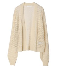 Green Parks 洗えるすかし編みニットカーディガン