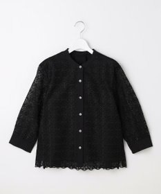 自由区 【カタログ掲載】ジオメトリックレース ブラウス