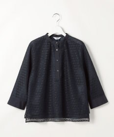 J.PRESS LADIES レースジャージー バンドカラー カットソー