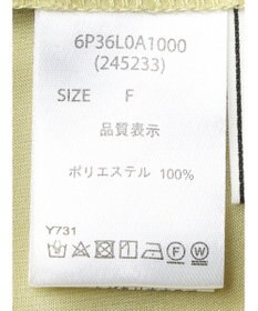 Green Parks ・ＥＬＥＮＣＡＲＥ　ＤＵＥ　ラメシフォンショートシャツ