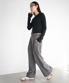 WEGO 【ユニセックス着用ITEM/SMLサイズ展開】バギースラックス