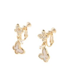 Maison de FLEUR バタフライシェルイヤリング