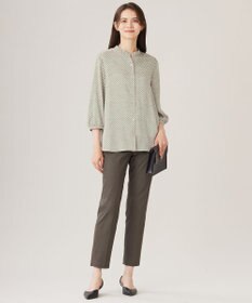 自由区 S 【接触冷感・UVカット・吸水速乾】シェルタリングオックステーパード パンツ