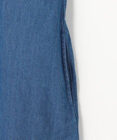 組曲 KIDS 【150-160㎝】 フラワーボタンデニムワンピース