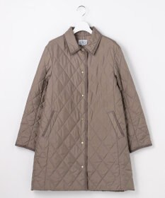 J.PRESS LADIES L 【WEB限定カラーあり】コンパクトタフタキルティング ステンカラー ロング コート