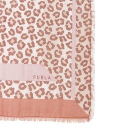 MOONBAT FURLA(フルラ）レオパードウールスカーフ 80×80㎝