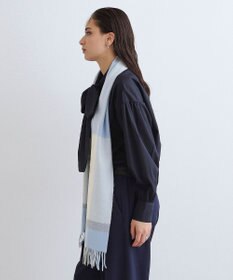 MOONBAT WEB限定【洗える】ミエル (miel) カシミヤ100％ チェックマフラー