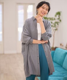 ANY 【手洗い可能】ウォッシャブルデニムシャツ