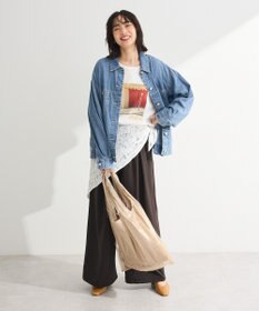 Green Parks チュールレイヤードポケッタブルバッグ