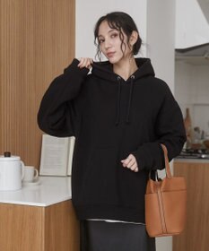 WEGO 【ユニセックス着用ITEM/裏起毛】リラックスフィットスウェットプルパーカー