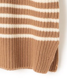 BEIGE， PONT NEUF/ ボーダーニットトップス