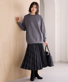 ANY L 【洗濯機可】ダブルフェイスジャージープルオーバー