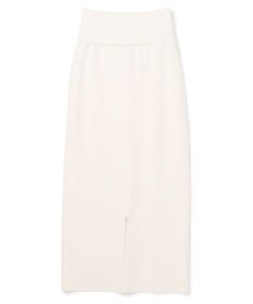 BEIGE， 【洗える】LAURA / Iラインリブスカート