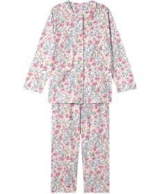 Wing パジャマ 綿100%(本体) 天竺素材 長袖 長ズボン レディース EP8040 ウイング／ワコール