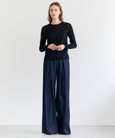 BEIGE， FRANKLIN / ドレープタックワイドパンツ