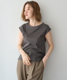 YECCA VECCA 【2点SET】刺繍メッシュキャミセットコットンTee