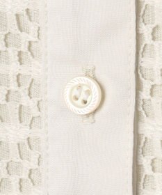 J.PRESS LADIES レースジャージー バンドカラー カットソー