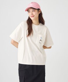 SHARE PARK LADIES 【UVカット・吸水速乾・ストレッチ・軽量 】ロゴポケットTシャツ（S・Mサイズ）