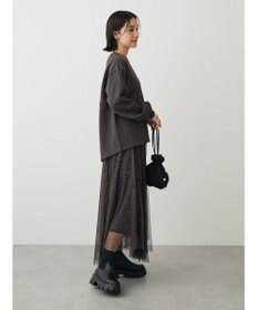 Green Parks ＳＥＴ２点　リバーシブルチュールスカート＋ペチスカート