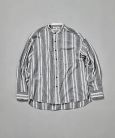 JOSEPH ABBOUD MOUNTAIN 【SPACE／UNISEX】JCヘリンボンワイドストライプ シャツ