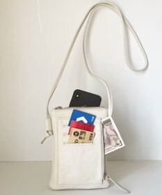 Hekhèr Le Style de Vie 【日本製】ハラコ×シュリンクレザー スマートフォンポシェット